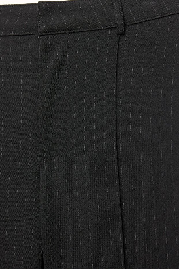 Nervürlü kumaş pantolon - 5