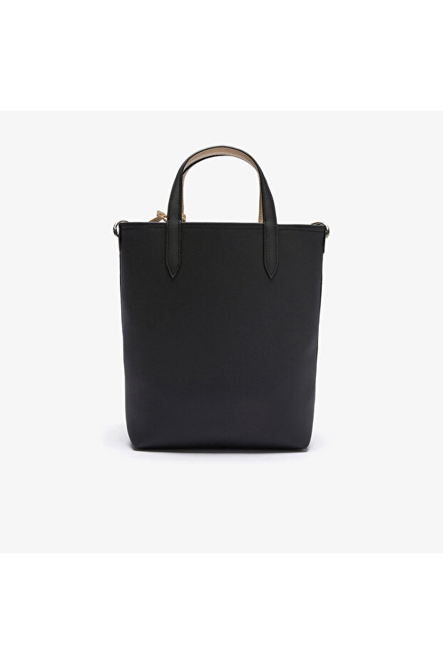 Anna Kadın Çift Taraflı Siyah Omuz Çantası - 5