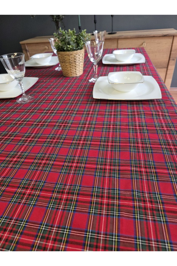 Plaid Tablecloth - 3