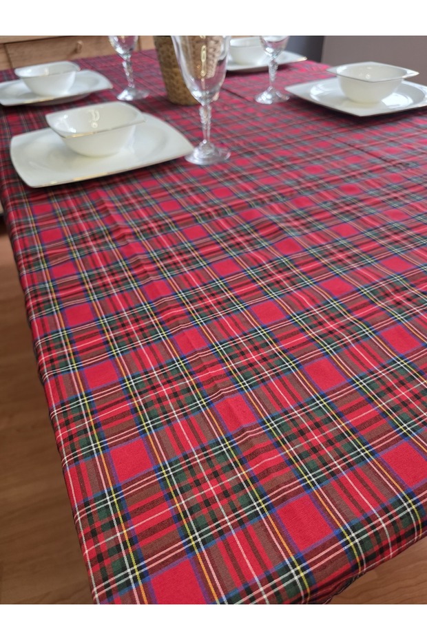 Plaid Tablecloth - 5