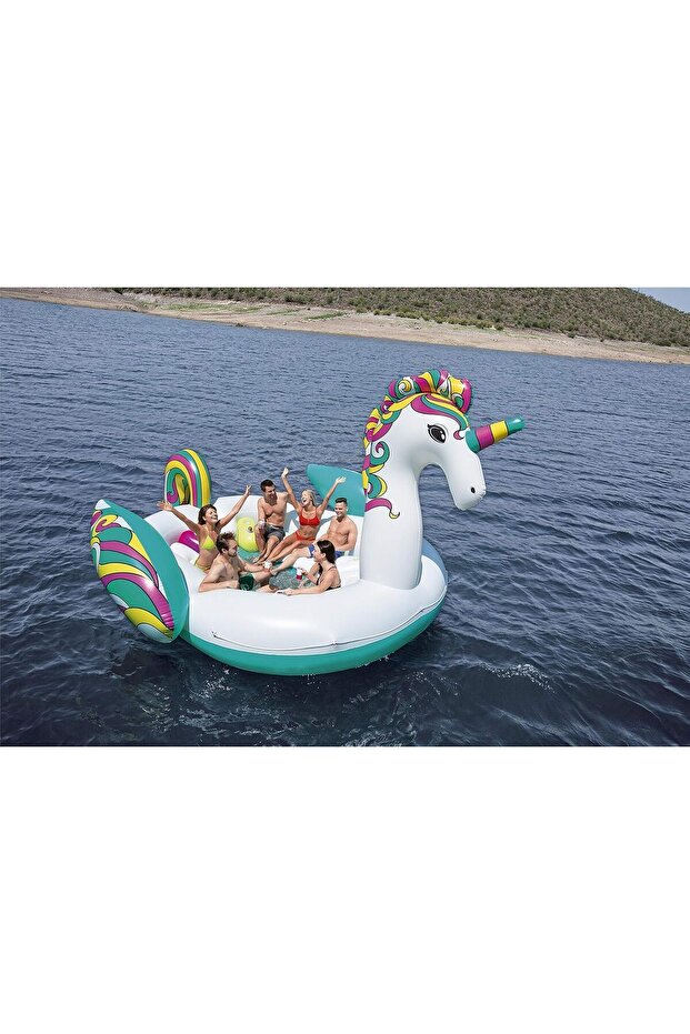 Giant Unicorn Island – 5,90 m x 4,04 m Dev Şişme Unicorn Ada - 2