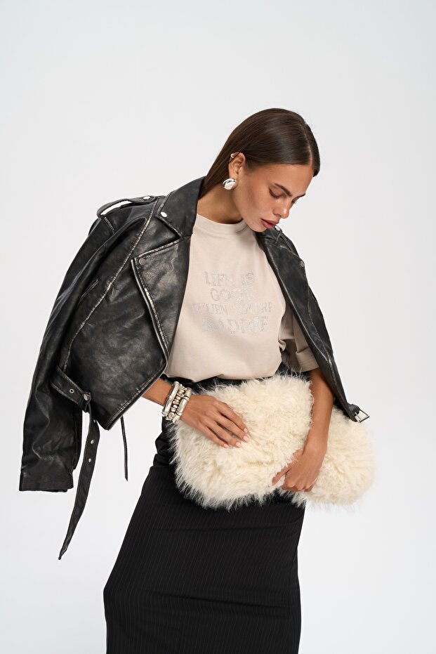 Bruno Çizgili Siyah Etek - 3