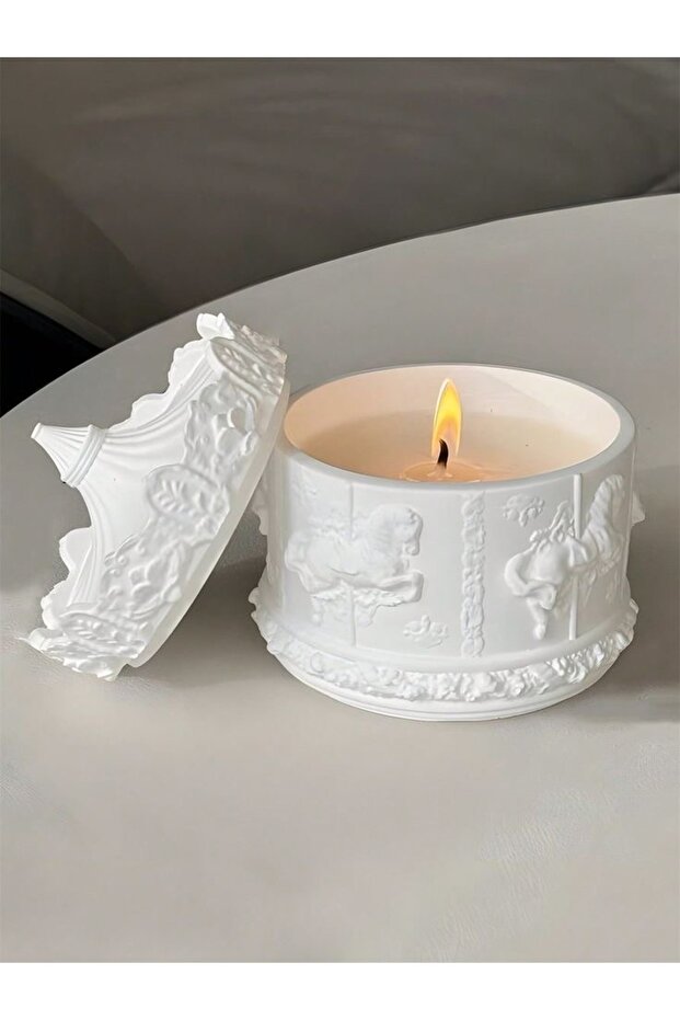 Atlı karınca dekor mum - 1