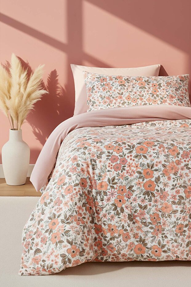 Pink Spring Single Summer Cotton Duvet Cover Set