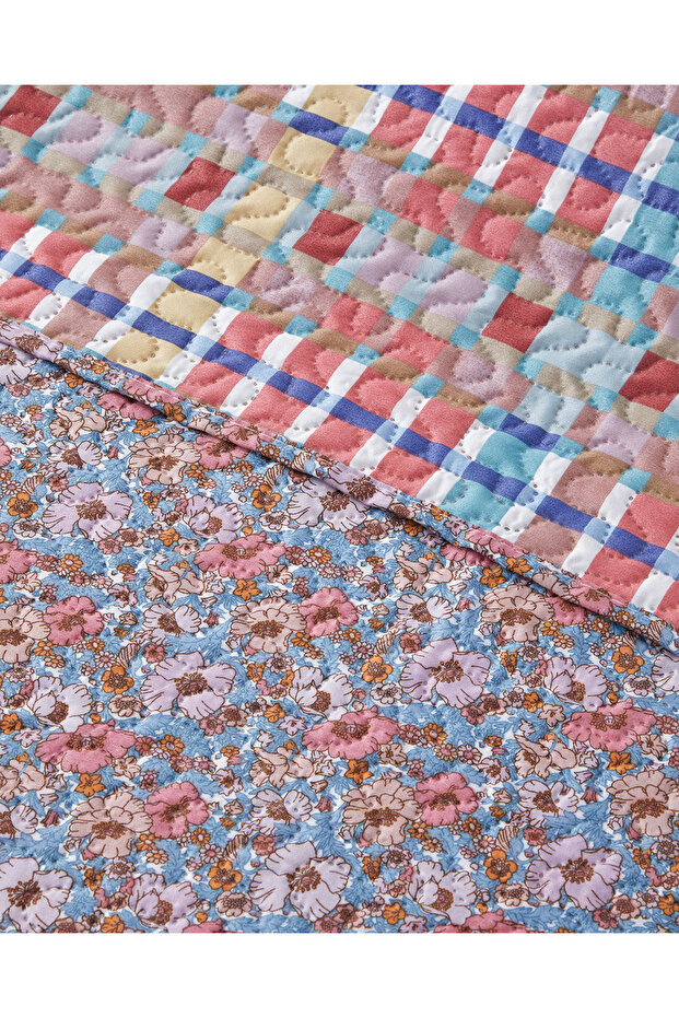 Ruby Blossom Tek Kişilik Çok Amaçlı Örtü 160x220 cm Kırmızı - 4