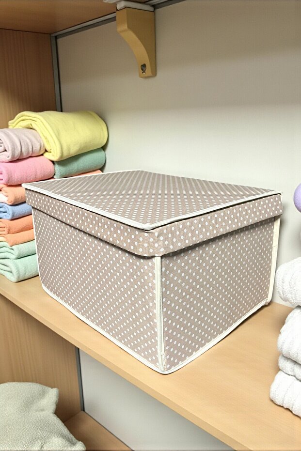 MAXİ ÇOK AMAÇLI SAKLAMA KUTUSU,KUTU HURÇ,HURÇ,OYUNCAK KUTUSU,SAKLAMA KUTUSU 40X50X30 - 2