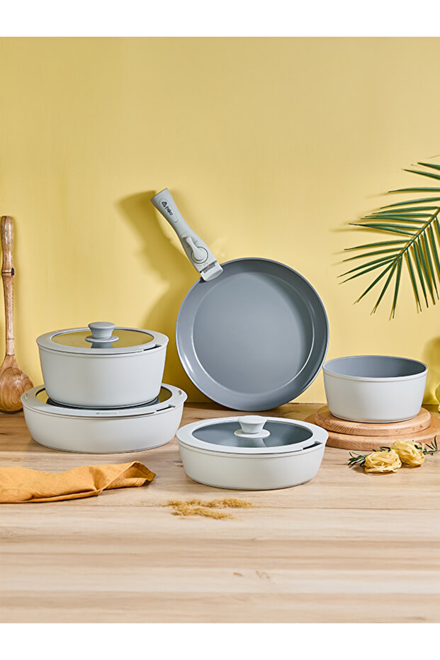 Auris X Large 9 Piece Gray Cookware Set - 1