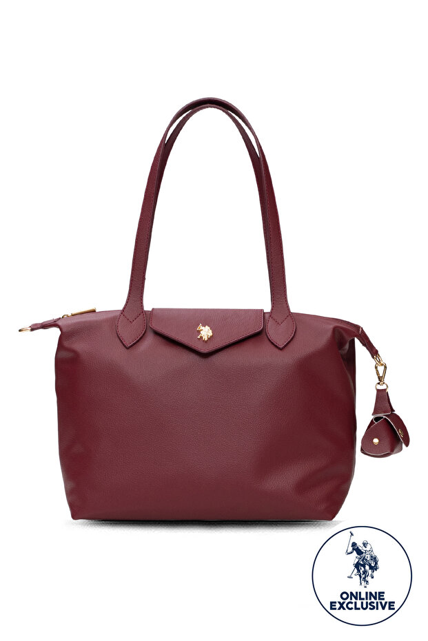 Claret Red Women's Shoulder Bag Us25597 Online Exclusive
