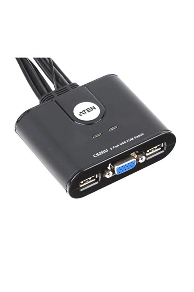 Kvm Auto Switch Aten Cs22u 2 Port Usb Vga Kvm Switch - 5