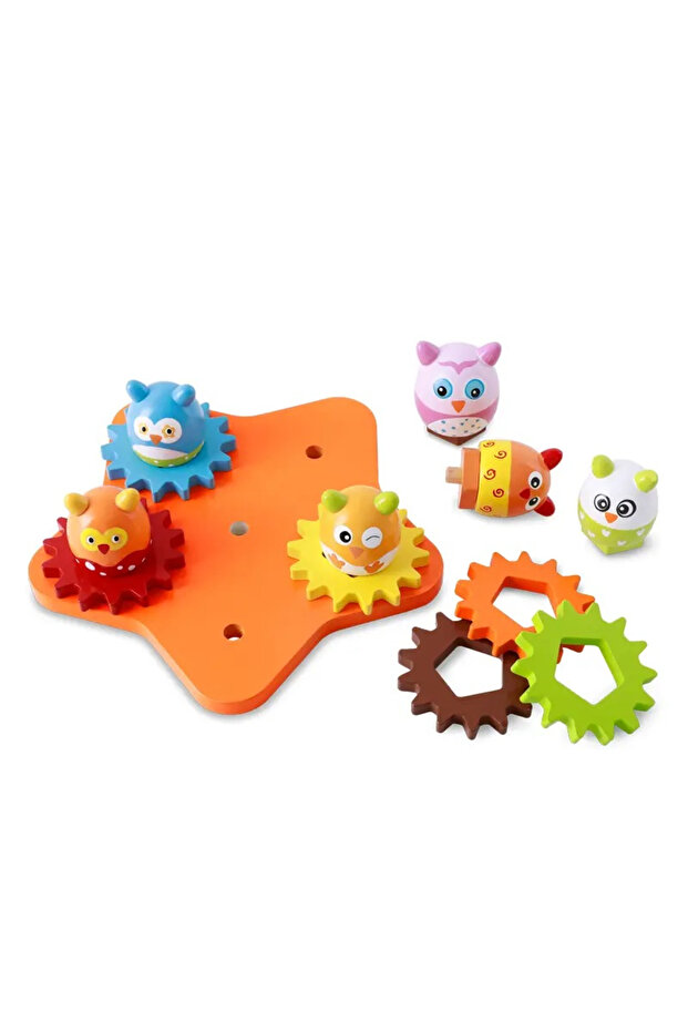 Skill Puzzle Game with Gears, Multicolor - 3