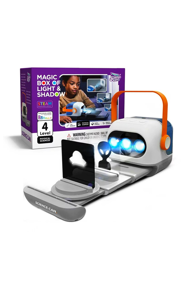 Jucarie Proiector optic cu experimente Magic Box Science Can, multicolor