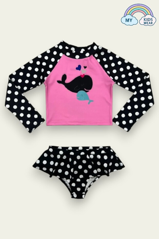 Print Detailed Swimsuit Set