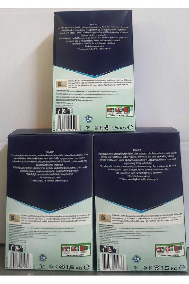 Bulaşık Makinesi Tuzu 1,5 kg X 3 Adet - 3