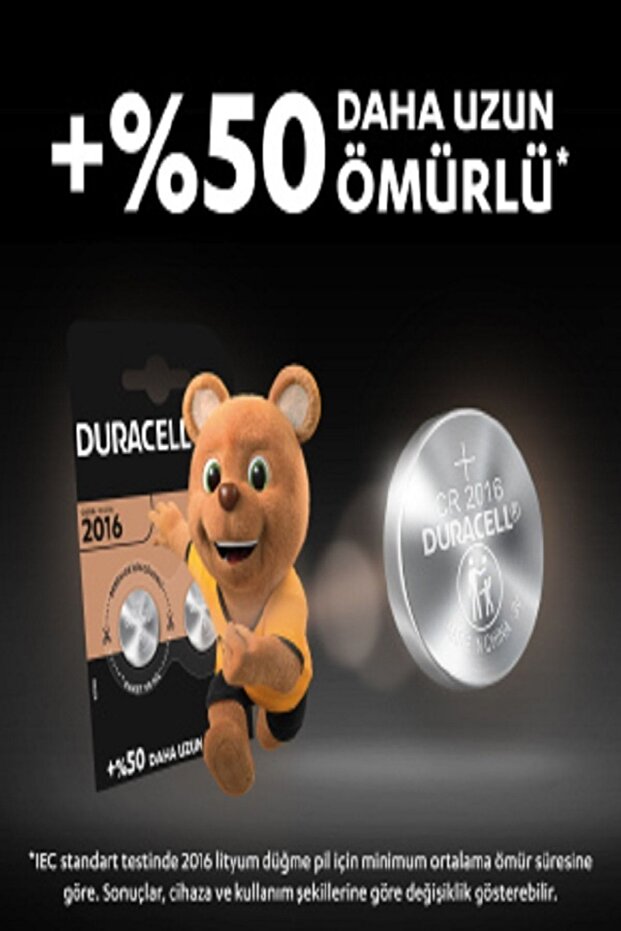 Özel 2016 Lityum Düğme Piller 3V 2 Adet - 8