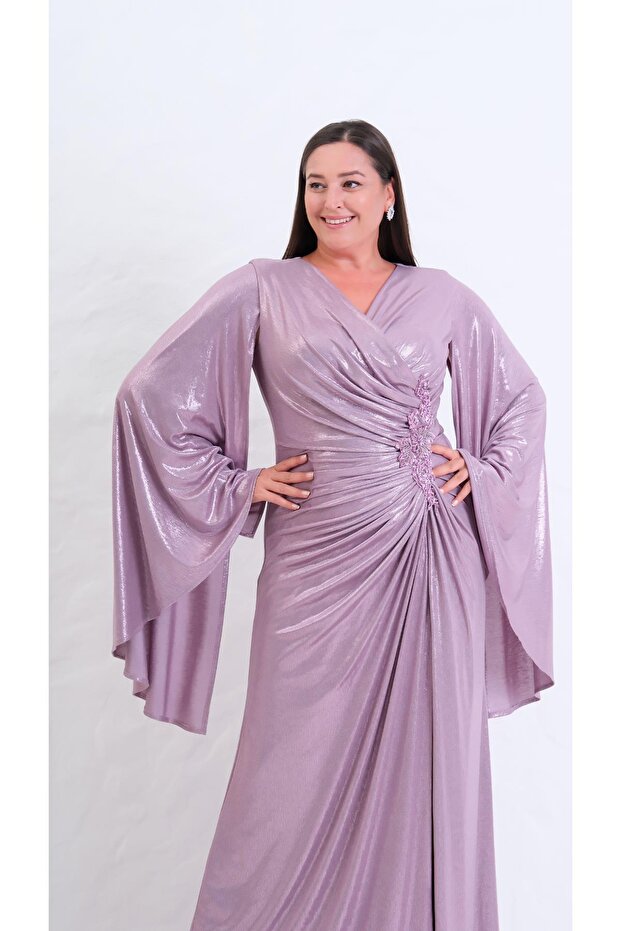 6109SIM SİMLİ ELBİSE - 6