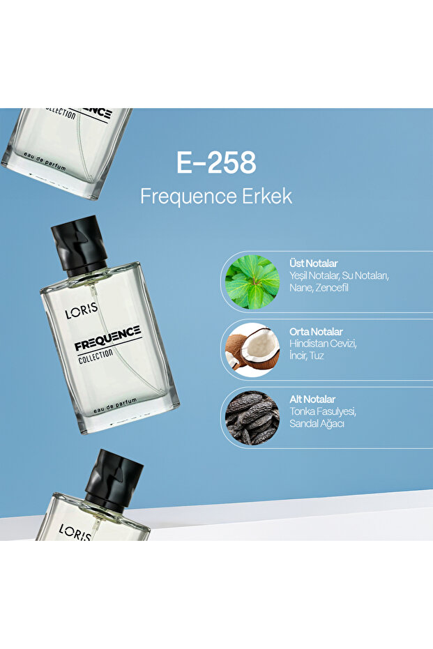 E-258 Frequence Erkek Parfüm 50 ML - 4