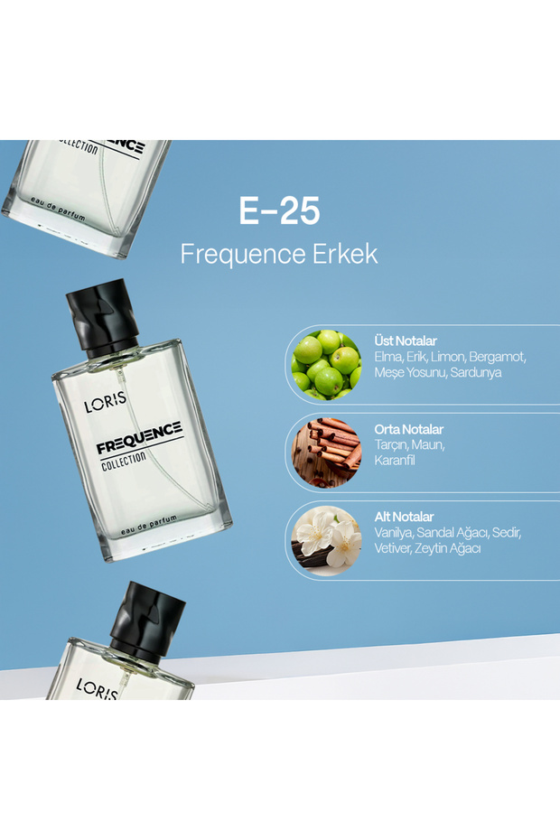E-025 Frequence Erkek Edp Parfüm 50 ml - 4