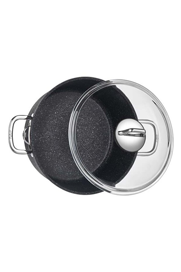 Black Line Granit Derin Tencere 24 Cm - 3