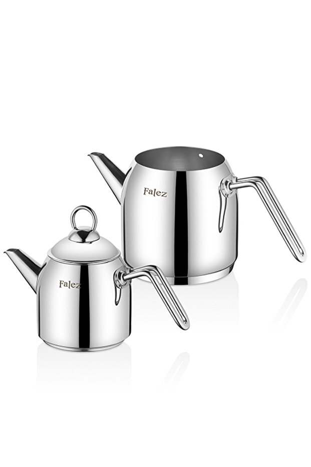 Selvi Mini Boy Çelik Çaydanlık Takımı - 3