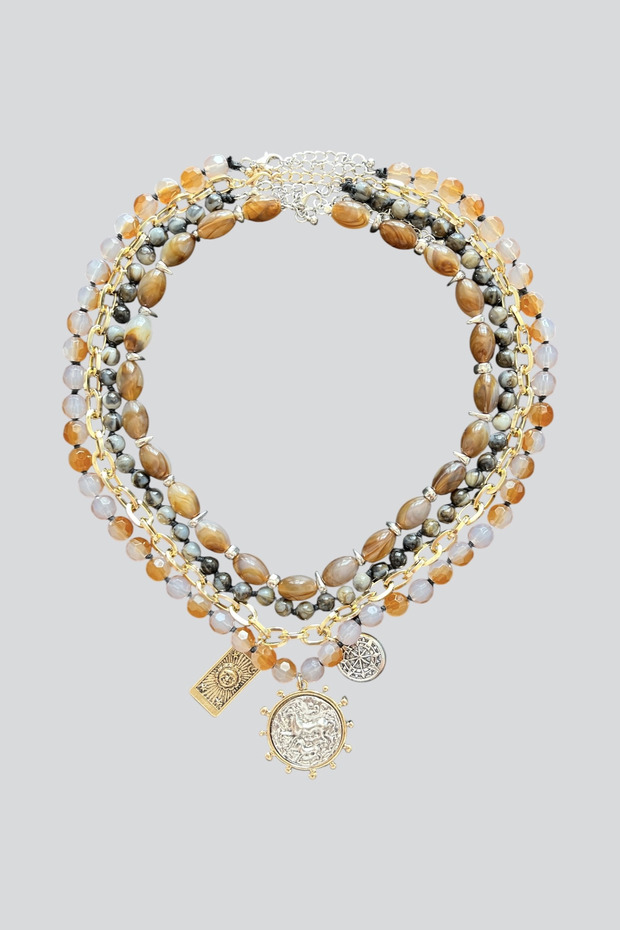 Çoklu Charmlı Kolye - 2