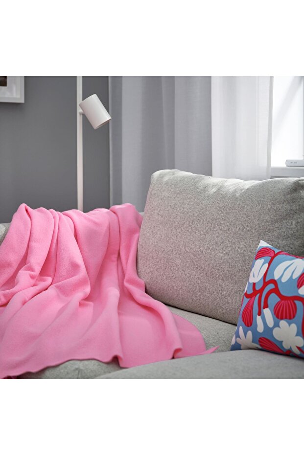 örtü, pembe, 130x170 cm - 1