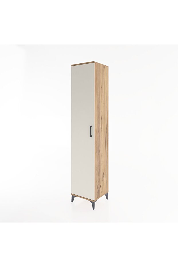 Hyperion Dolap 3 Raflı Tek Kapaklı 44x44x221 Çam-Aytaşı - 3