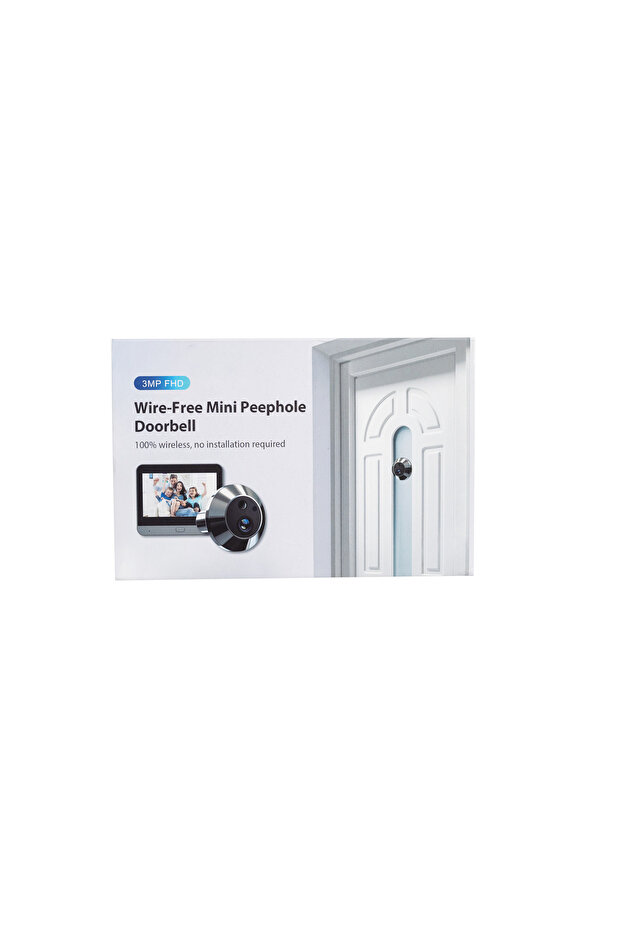 Smart Wireless Peephole with Motion Detection and Phone Viewing - 2