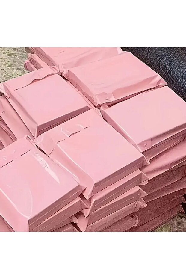 Kargo Poşeti, E ticaret Poşeti, Paketleme Poşeti, Cepsiz Kargo Poşeti, Pembe 17x30 (100 Adet) - 8