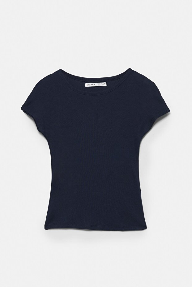 Dar Kesim Kısa Kollu Tişört - 6