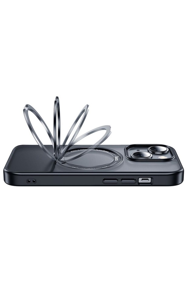 MagSafe Case Compatible with Apple iPhone 15 PLUS, Hoco, with Rotating Ring, Wireless Charging - 2