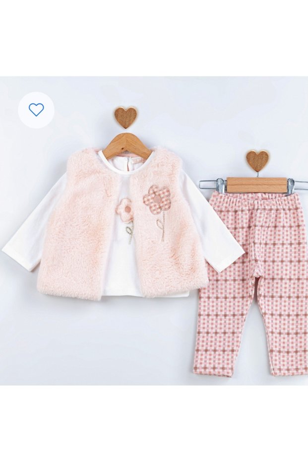 Newborn Plush Vest Set