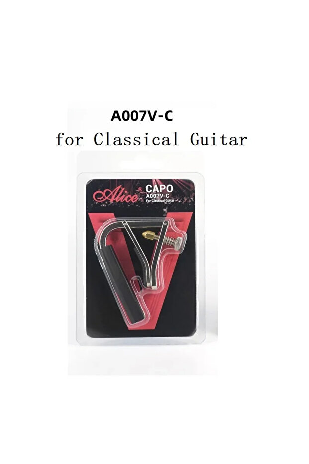 A007V-C Alice A007V Zinc Alloy Guitar Capo for Acoustic Electric Guitar Classical Guitar Accessories