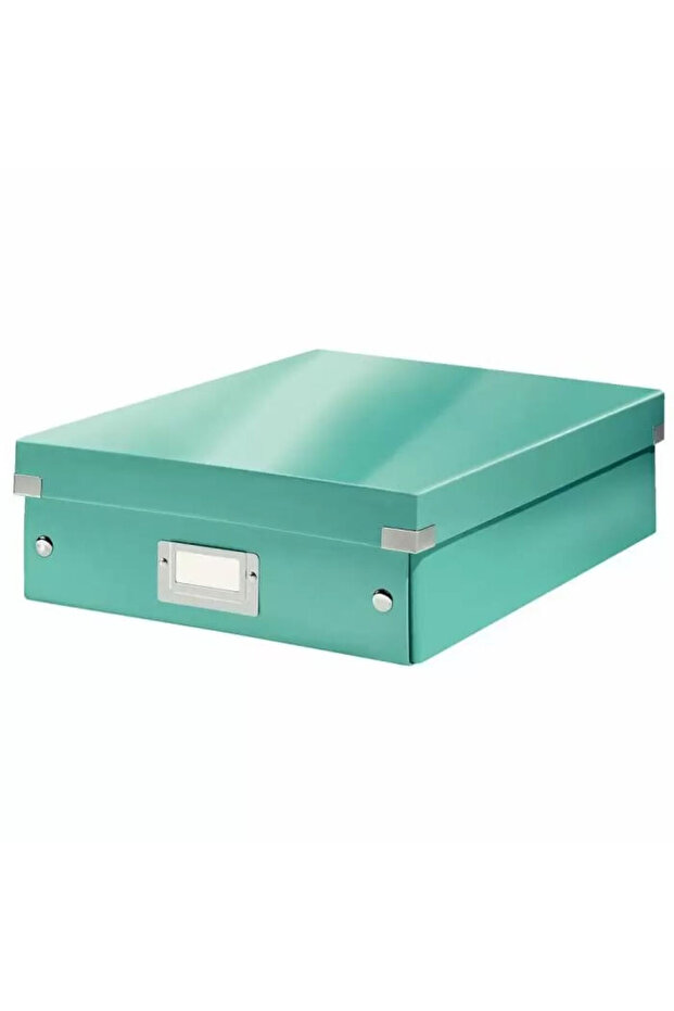 WOW Click&Store foldable laminated cardboard filing box with lid - 1