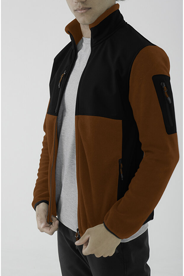 Erkek Softshell Garnili Polar - 6