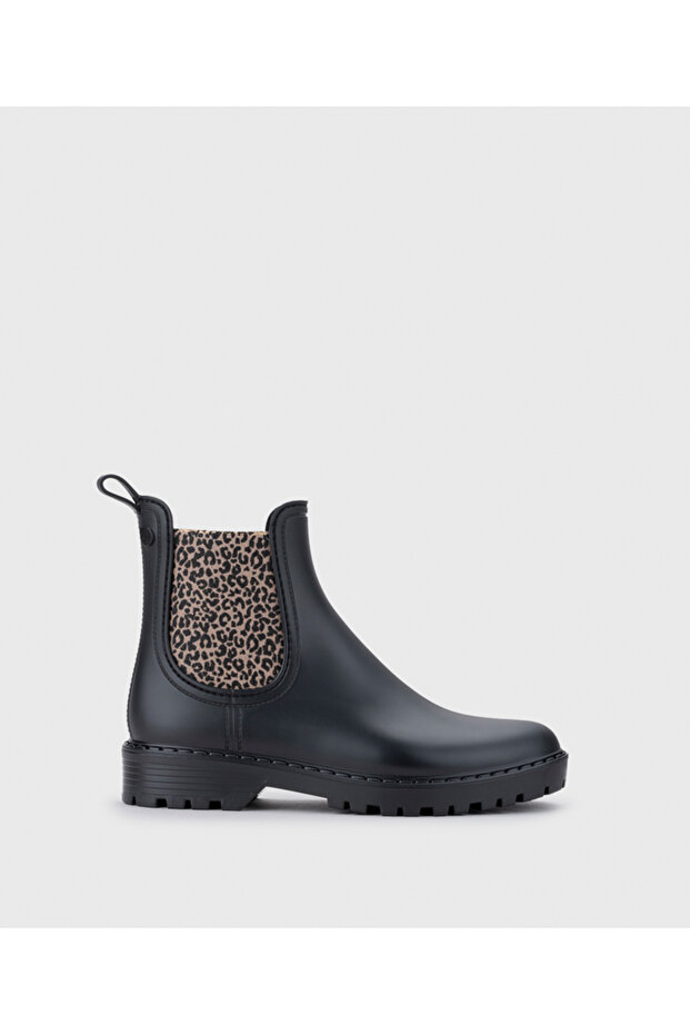 W10331 TRAK BASIC LEO Siyah Kadın Yağmur Botu - 1