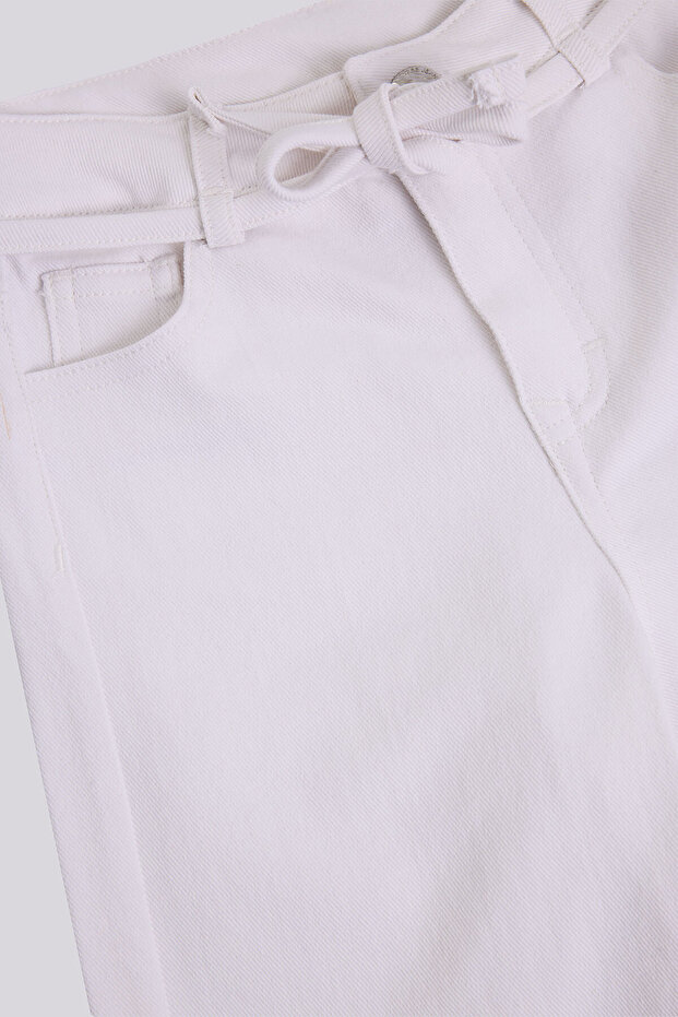 Girl White Trousers - 7