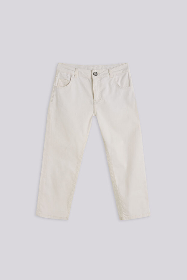 Boy White Trousers - 1