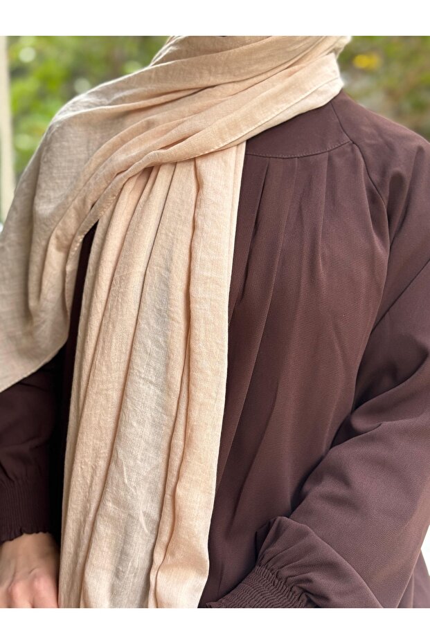 Hijab Cotton Crash Shawl Vanilla