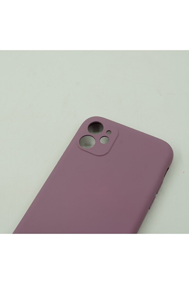 Protective case compatible with Samsung A52 Liquid Silicone Case Purple - 4