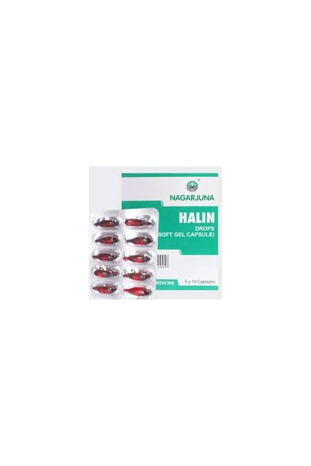 Duuous HERBAL CONCENTRATES LTD Halin Drops (Soft Gel 50 Capsule) Pack Of 3)