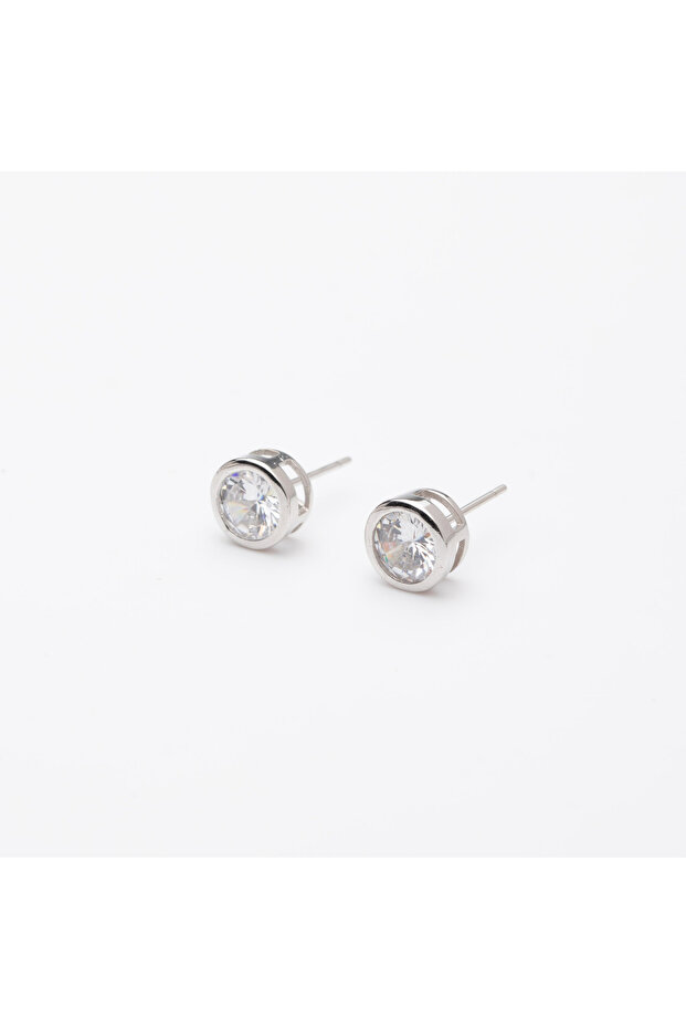 Shiny Silver Earrings - 1