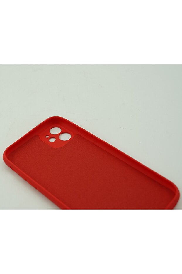 Protective case compatible with Apple iPhone 12 Mini Liquid Silicone Case Red - 5