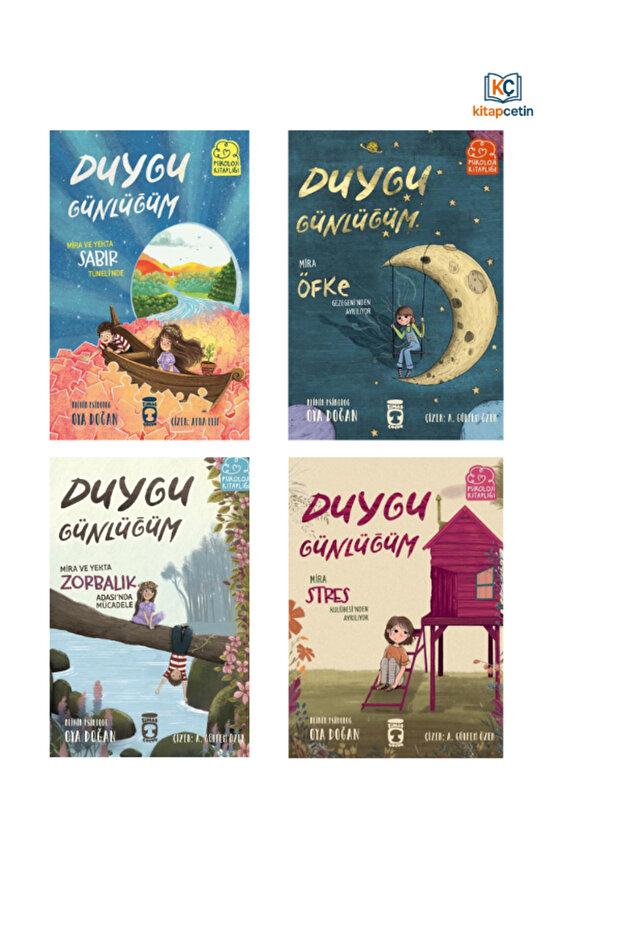 Timaş 3. Sınıf Okuma Seti 4 Kitap Duygu Günlüğüm Serisi