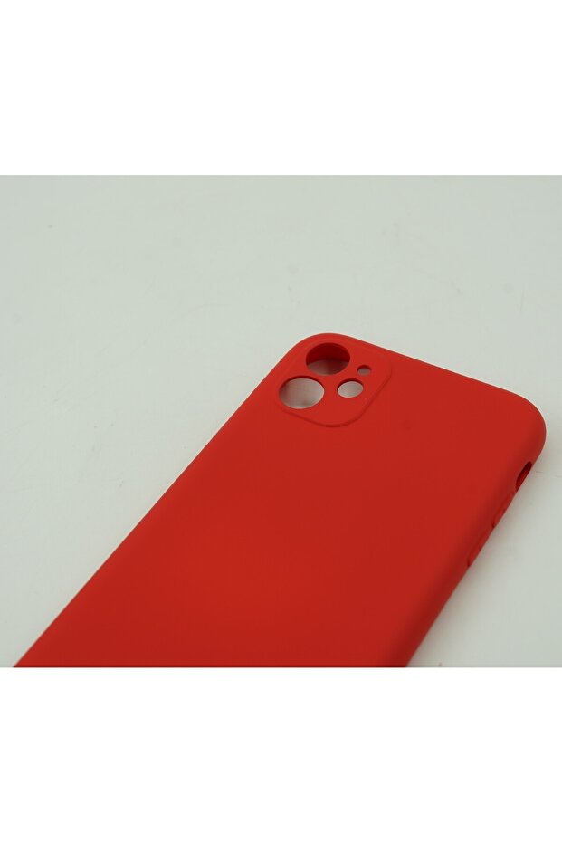 Protective case compatible with Apple iPhone 12 Mini Liquid Silicone Case Red - 4