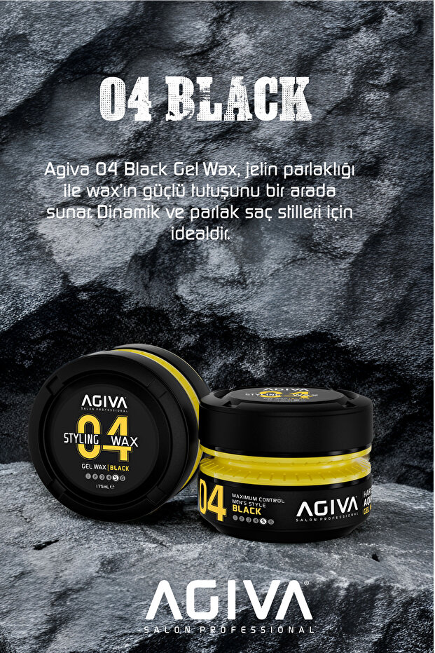 Black Orta Tutuş ve Sert Görünüm Sağlayan Wax - 175ML - 2