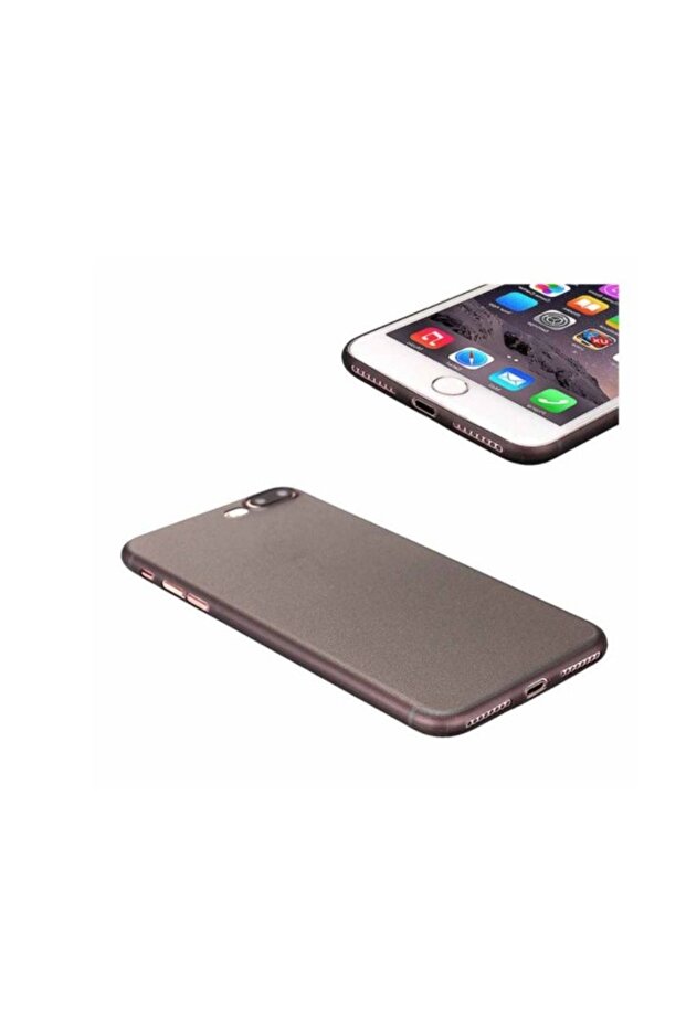 Protective Case for iPhone 7 Plus, Gray-Transparent - 2