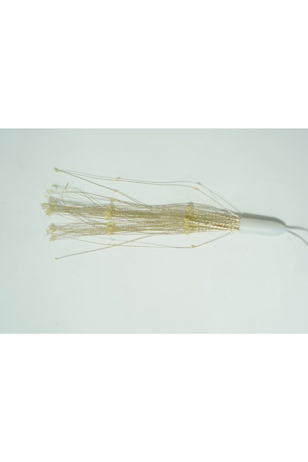 Christmas Installation, 150 LEDs, warm white, remote control with 8 functions, battery operated, fir - 5