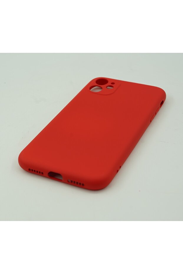 Protective case compatible with Apple iPhone 12 Mini Liquid Silicone Case Red - 6