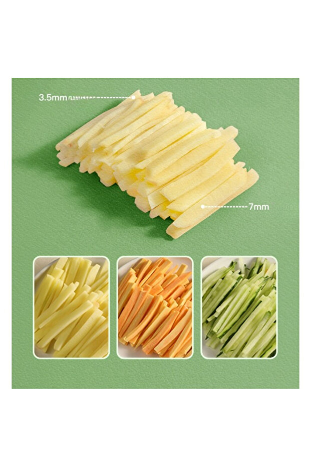 Multifunctional Vegetable Slicer, Flippy, Different Cuts, Kitchen Grater, Vegetable Cutter - 5