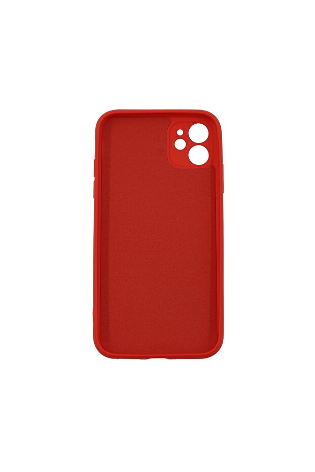 Protective case compatible with Apple iPhone 12 Mini Liquid Silicone Case Red - 2